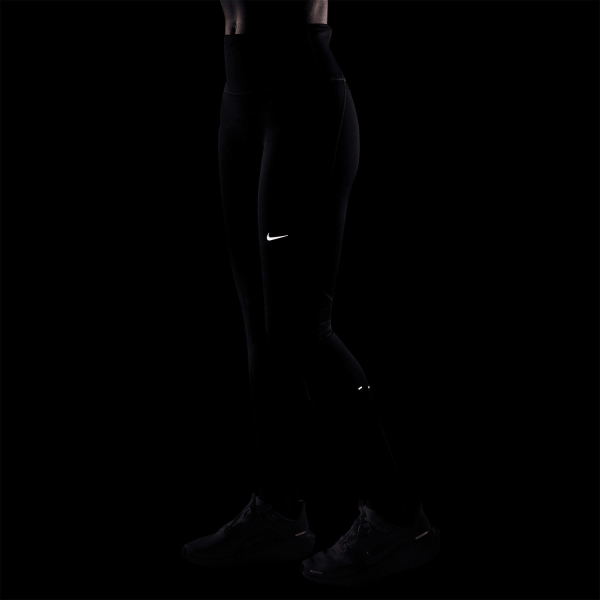 Nike Tempo High Rise 7/8 Tights - Black/Reflective Silver