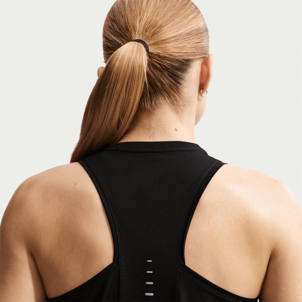 Nike Swift Breathe Tank - Black/White/Reflective Silver