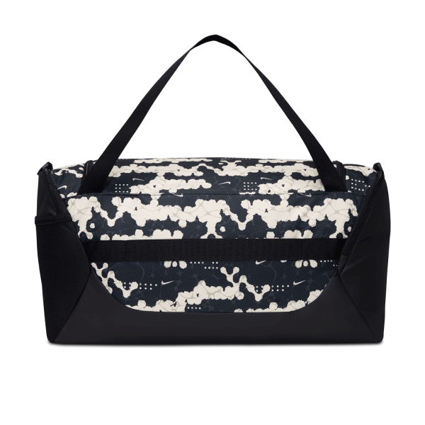 Nike Brasilia AOP Small Duffle - Chalk/Black/White