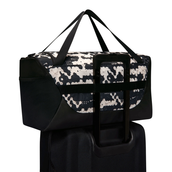 Nike Brasilia AOP Small Duffle - Chalk/Black/White