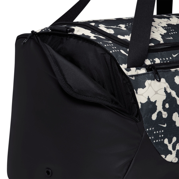 Nike Brasilia AOP Small Duffle - Chalk/Black/White