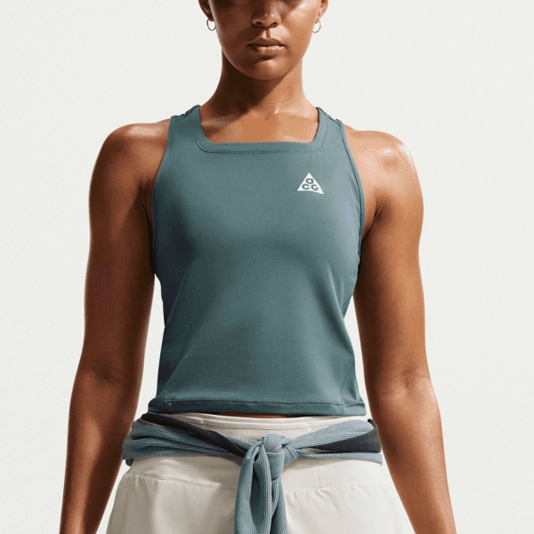 Camisetas sin Mangas Trail Running Mujer Nike ACG DriFIT Top  Mineral Slate/Summit White IO9652382