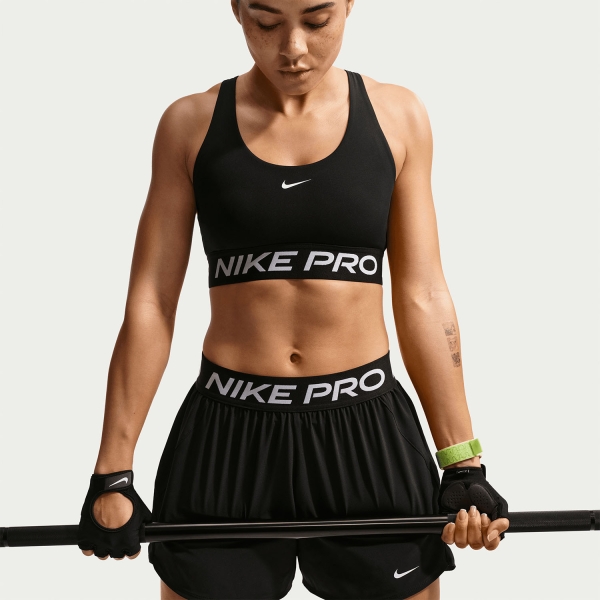 Nike Pro 365 Sports Bra - Black/White