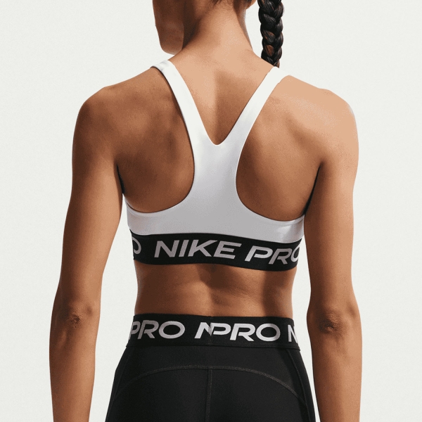 Nike Pro 365 Sujetador Deportivo - White