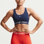 Nike Pro 365 Sports Bra - Midnight Navy/White