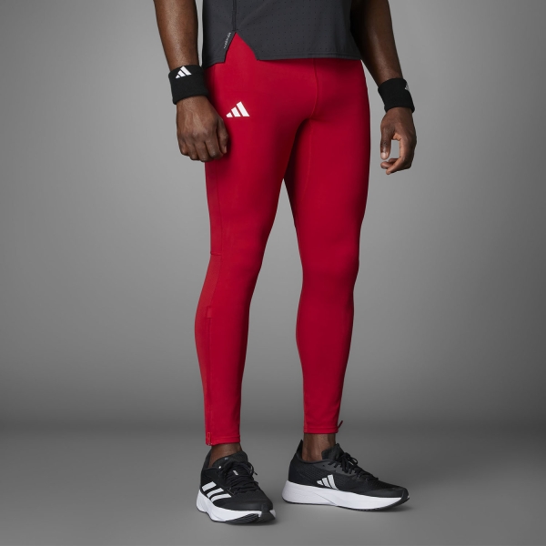 Men's Running Tights and Pants adidas ADIZERO Essentials Tights  Team Power Red IT1826