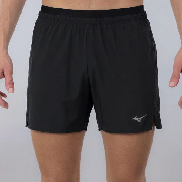 Men's Running Shorts Mizuno Active Alpha 5.5in Shorts  Black J2GBD00409