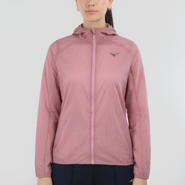 Women's Running Jacket Mizuno Tech Light Pro Jacket  Rose Elegance J2GED20065