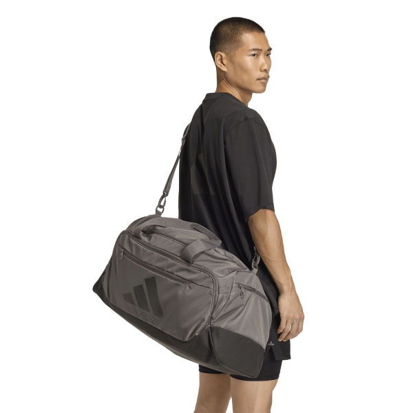 adidas Defender Medium Duffle - Charcoal/Black