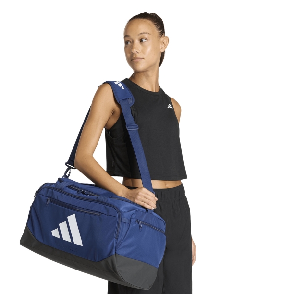 adidas Defender Borsone Piccolo - Dark Blue/White