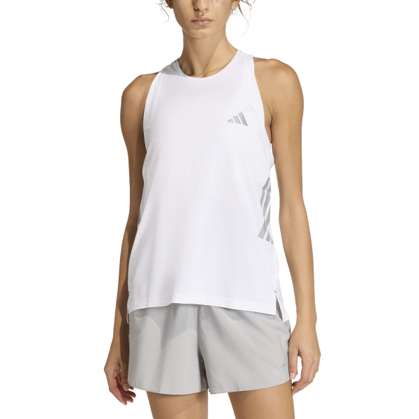 Women's Running Tank adidas adi365 CLIMACOOL Iconic Tank  White KE6844