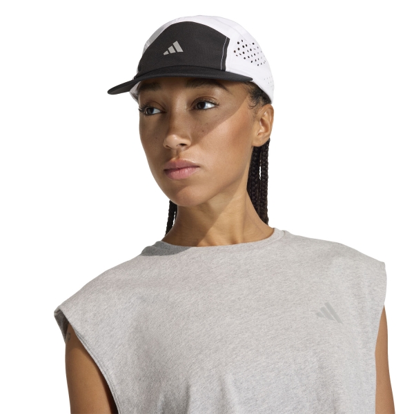 adidas Run 5-Panel CLIMACOOL Cap - Black/White