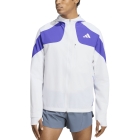 adidas ADIZERO Logo Jacket - White/Solar Purple