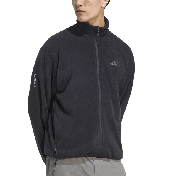 Men's Outdoor Jacket and Shirt adidas Terrex Multi CLIMAWARM Fleece Jacket  Black KH4642