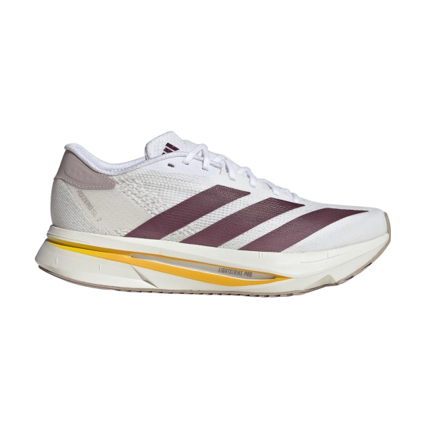 Women's Performance Running Shoes adidas ADIZERO SL 2  FTWR White/Maroon/Dual Lilac KH8854