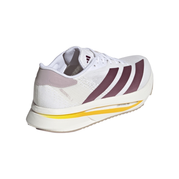 adidas ADIZERO SL 2 - FTWR White/Maroon/Dual Lilac