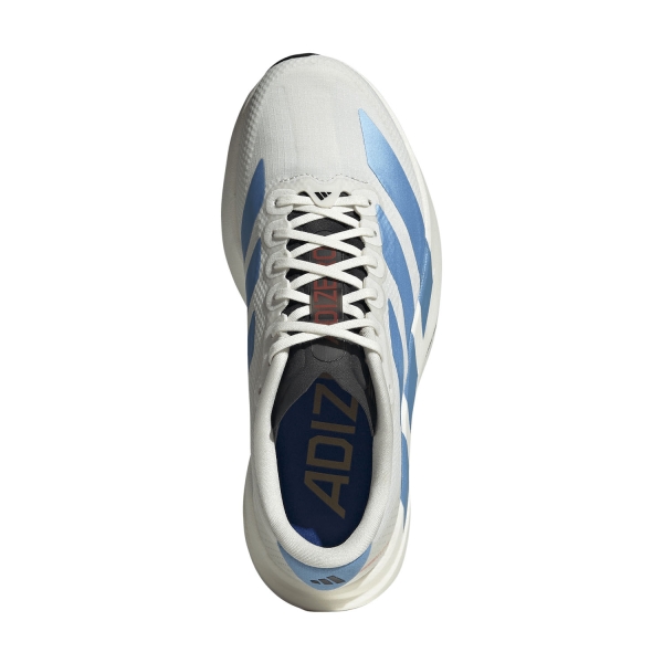 adidas ADIZERO Evo SL WOVEN - Off White/Light Blue