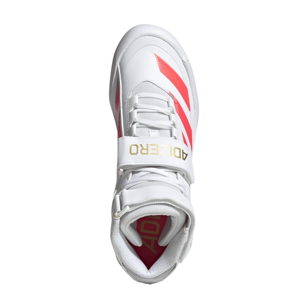 adidas ADIZERO Javelin Mid WC - FTWR White/Solar Turbo/Gold Metallic
