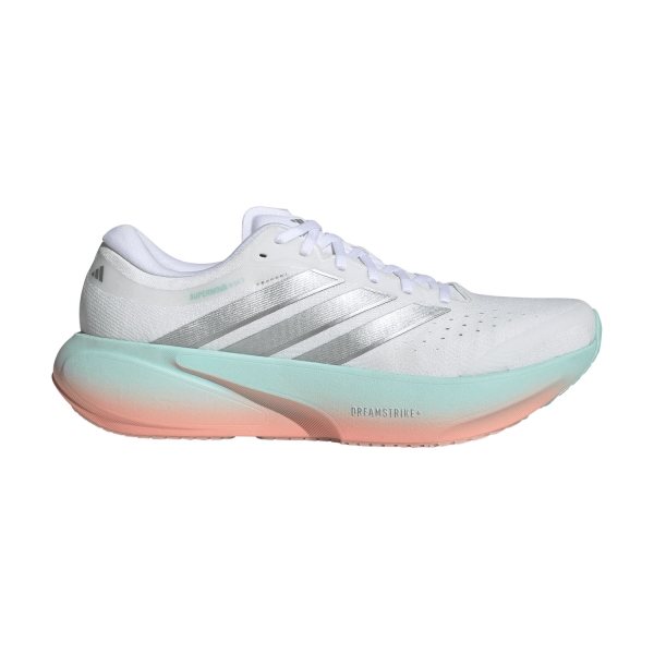 Men's Neutral Running Shoes adidas Supernova Rise 3  FTWR White/Silver Metallic/Semi Flash Aqua KK1924