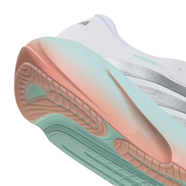 adidas Supernova Rise 3 - FTWR White/Silver Metallic/Semi Flash Aqua