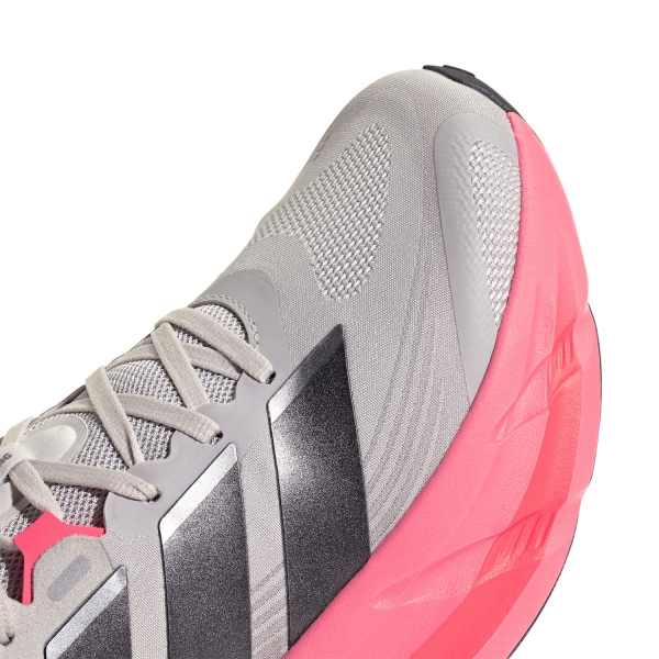 adidas Adistar 5 - Grey One/Iron Metallic/Acid Red