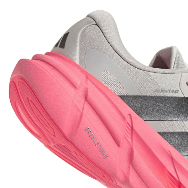 adidas Adistar 5 - Grey One/Iron Metallic/Acid Red