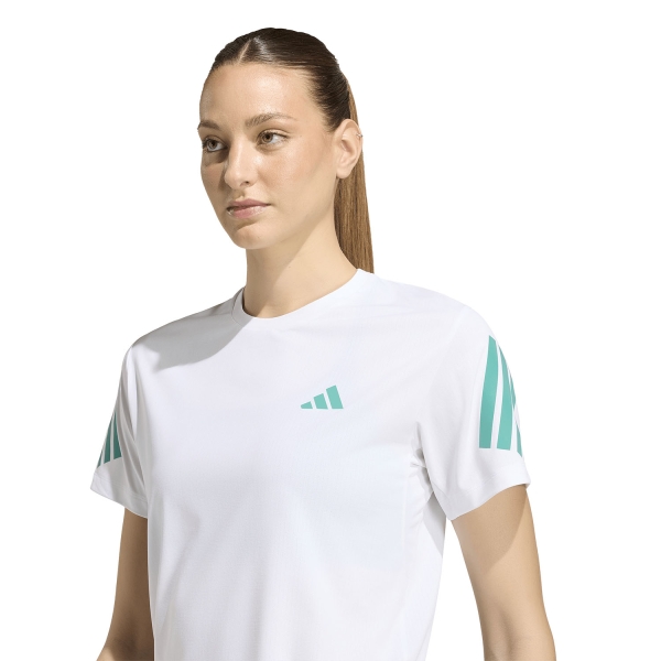 adidas adi365 CLIMACOOL T-Shirt - White/Black/Equipment Green