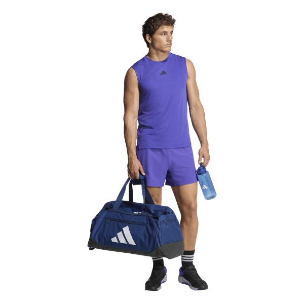 adidas D4T Power 3 Stripes 5in Shorts - Pure Purple