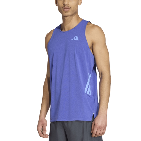 Men's Running Tank adidas adi365 CLIMACOOL Iconic Tank  Dual Indigo KS5827