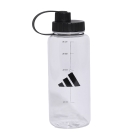 adidas Tritan 1L Water Bottle - Transparent/Black