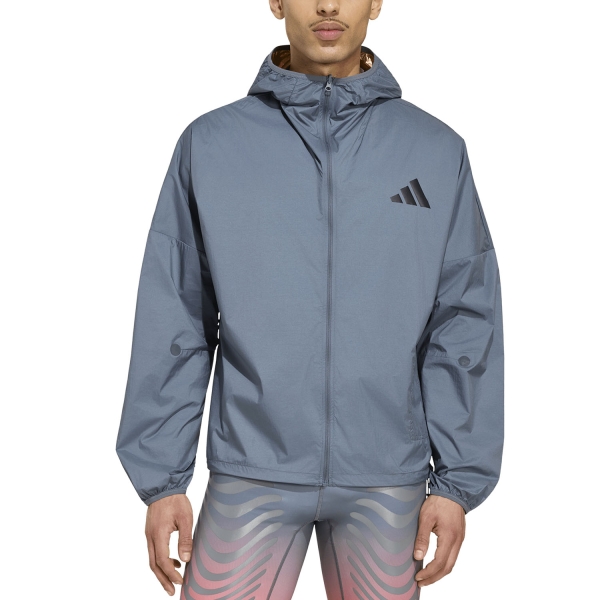 Men's Running Jacket adidas ADIZERO Blaze Jacket  Onix KV4214