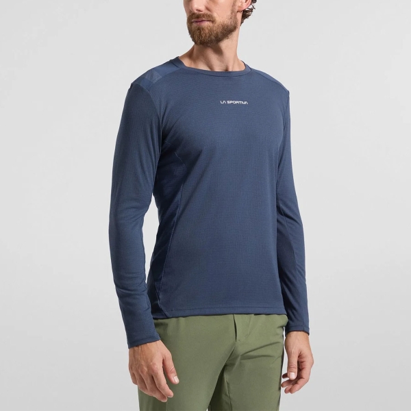 Men's Outdoor Jacket and Shirt La Sportiva Beyond Shirt  Night Sky/Chalk ZAHL005B46W04