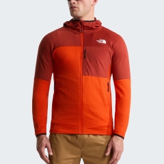 The North Face Polartec Stormgap Chaqueta - Lava Red/Iron Clay