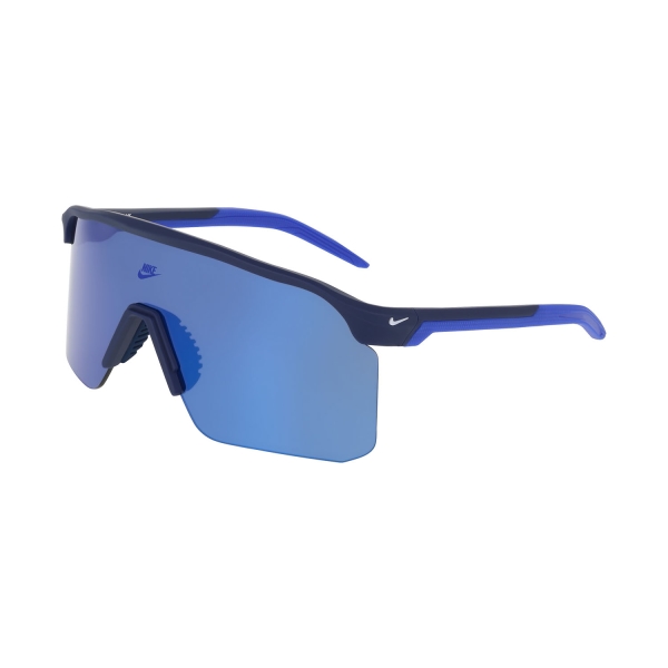  Nike Expedition Shield Sunglasses  Matte Blue Void/Blue Mirror NKIU4705XN492