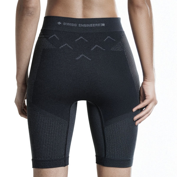 X-Bionic Xceed Run 8in Pantaloncini - X Black/Rhino Grey