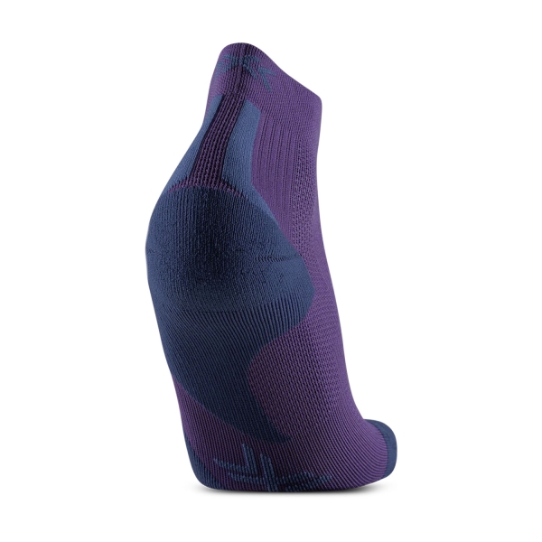 X-Bionic Run Discover Ankle Calcetines - Neobergine/X Black