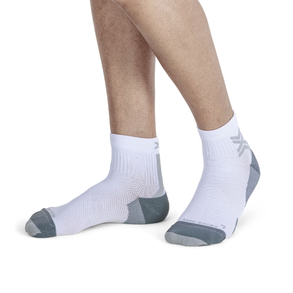 X-Bionic Run Discover Socks - Arctic White/Pearl Grey