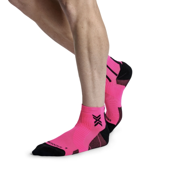 X-Bionic Run Perform Socks - Fluo Pink/X Black