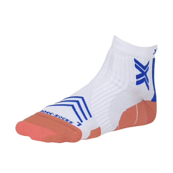 Socks XBionic Run Expert Socks  White/Orange/Twyce Blue R7XPS24MW072