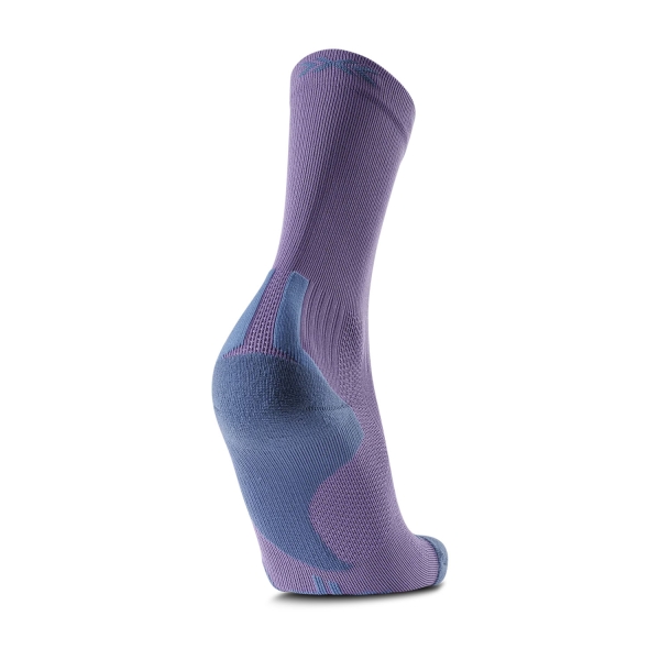 X-Bionic Run Discover Crew Socks - Neobergine/X Black