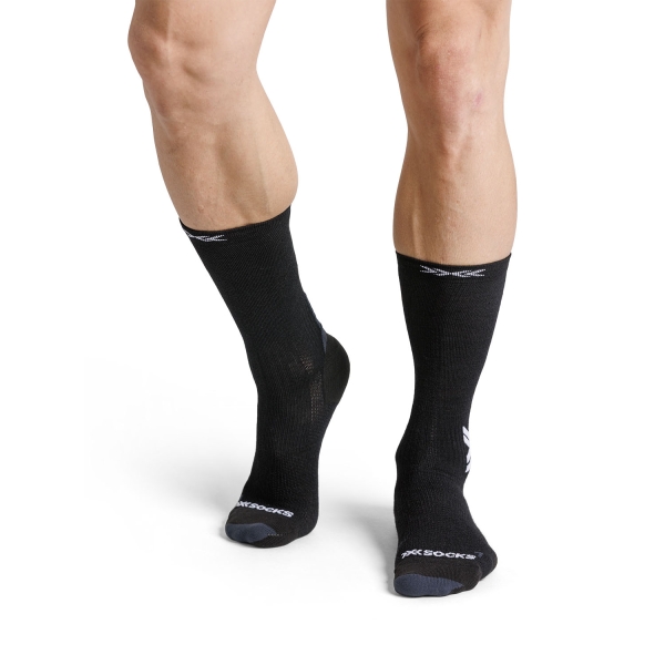 X-Bionic Run Discover Merino Calcetines - X Black/Light Grey