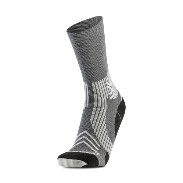 Socks XBionic Run Expert Crew Socks  Seal Grey/Light Sand RQXSW24UG701