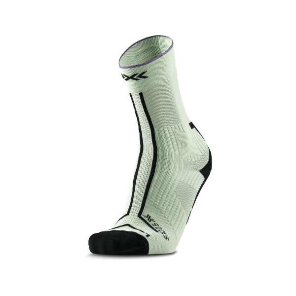 Socks XBionic TerraSkin Expert Crew Socks  Digital Lime/X Black RQXTS25ME047