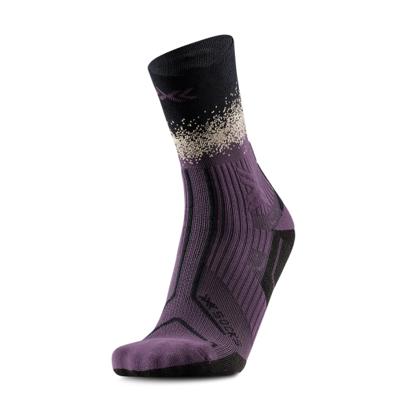 Socks XBionic TerraSkin Perform Crew Socks  Deep Purple/X Black/Sand RQXTS26UV001