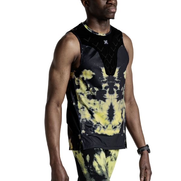 X-Bionic Corefusion Run Tank - Tie Dye Electric Energy