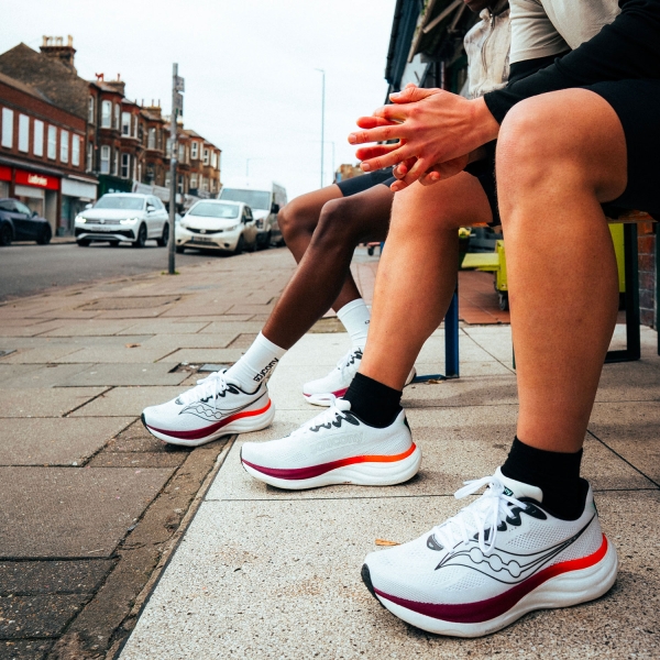 Saucony Ride 19 - White/Crimson