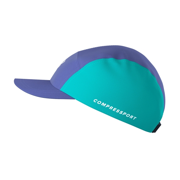 Compressport 5 Panel Cappello - Orient Blue/Pool Blue