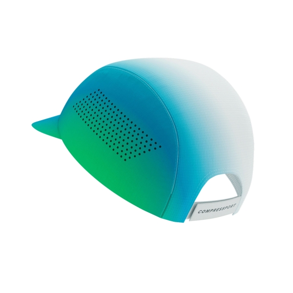 Compressport Pro Racing Cap - Star White/Blue/Green