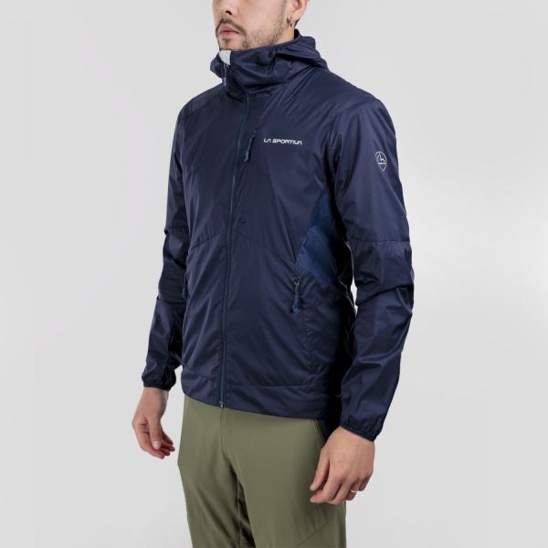 Men's Outdoor Jacket and Shirt La Sportiva Across Lite Jacket  Night Sky/Chalk ZAHJ017B46W04