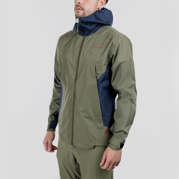 Men's Outdoor Jacket and Shirt La Sportiva Discover Jacket  Cypress/Night Sky ZAHJ019E47B46